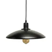 Amonson Lighting Industrial Black Pendant Light