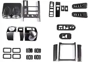 Compatible for Hummer -H2 2003-2007 Car Interior Decoration Trim Central Control Navigation Panel Sticker Car Accessories(Style 9 Carbon Fiber)