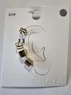 NWT! FOREVER 21 Gold Earrings Ear Cuffs 4 Pack