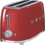 Smeg 50's Style Longslot 4 Slice Toaster Red