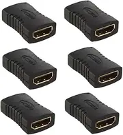 HDMI Female to HDMI Female Coupler Connector Pack 6pcs Adapter Extender F/F High Speed