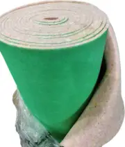 Underlay Foam Floor Carpet Padding 1370w x 11m - 10mm Thick Flooring green 15SQM