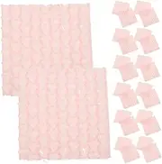 Cabilock 100pcs Heart-shaped Bubble Pouches for Packing Protective Bubble Bag Pouches for Mailing Moving Wrapping