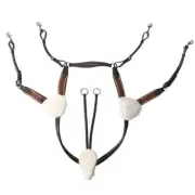 Jeremy and Lord 5 Point Breastplate Cob Brown