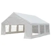 Wallaroo 6x6m Outdoor Event Marquee Gazebo Party Wedding Tent - White