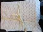 West Elm organic Mini bud queen Sheet Set gray flowers New wo tags