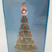VTG Kitschy Rotating Christmas Tree Angel Topper Kit Musical Boutique Japan