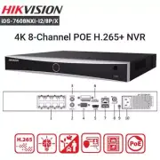 Hikvision iDS-7608NXI-I2/8P/X 8CH NVR PoE Video Recorder Security Camera System