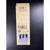 在飛比找蝦皮購物優惠-3 IN 1 USB Cable Quick charge&