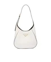 One handle and one shoulder bag One size White / black