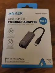 Anker Gigabit Ethernet Adapter USB 3.0 Hub Portable Aluminum 10/100/1000 Mbps