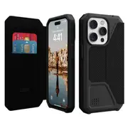 Urban Armor Gear Metropolis Case (Suits iPhone 14 Pro) - Kevlar Black
