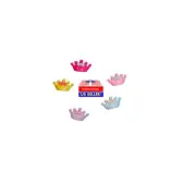 22pcs Candy bowknot crown 20mm resin flatback cabochon