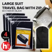 BOOC [4PK] Travel Basixx Large Suit Travel Bag W/Zipper,Waterproof, Lightweight