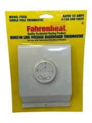 Fahrenheat FTA1A SINGLE POLE Thermostat for F2500 Series Baseboard Heater