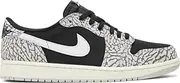 [Nike] Jordan mens Retro, Black/Muslin/Tech Grey/White, 9