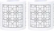 2pcs Printed Paper Toilet Paper Table Tissue Printing Roll Paper