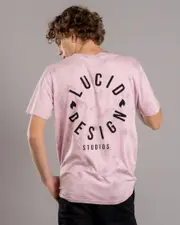 [Lucid] Lucid Men's Inception T-Shirt in Purple Mottle Size Small S Purple Mottle