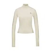 high-neck top XS,M White