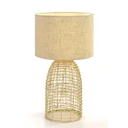 Bayz Modern Table Desk Lamp Light Rattan Sand