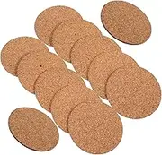 MAGICLULU Coasters Set 50pcs Natural Cork Coasters 3mm Thick Heatproof Non-Slip Coasters for Drink Wine Cups