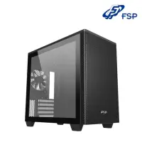 在飛比找momo購物網優惠-【FSP 全漢】CST360 M-ATX電腦機殼(黑)