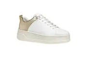 Geox Womens/Ladies D Spherica ECUB 2 Trainers (White/Light Gold) - UTFS11608