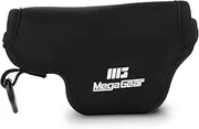 MegaGear Ultra Light Neoprene Camera Case Compatible with Leica D-Lux 7, D-Lux (Typ 109), Black (MG1579)