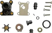 Water Pump Kit with Housing for Johnson Evinrude 9.9 HP and 15 HP Fits 2 Stroke Models (1974-1996) & 4 Stroke Models (1995-2001) Replacement for OEM Part # 394711 and 18-3327