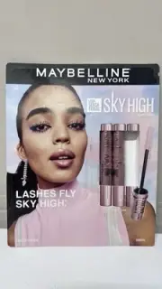 Maybelline Lash Sensational Sky High Mascara Blackest Black 2 Pack