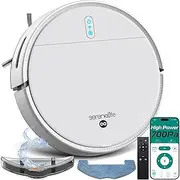 Smart Robot Vacuum Cleaner and mop Combination, app Control, 3 Cleaning Modes, Anti-Fall sensors, Multi-Surface Cleaning, self-Charge, 700Pa Suction Power, Ideal for pet Hair, Soft and Hard