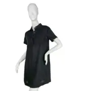 NEW James Perse Los Angeles Classic Shirt Dress Black Linen Size 0