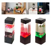 LED Light Ocean Light Jellyfish Volcano Night Light 7 Color Changing Lamp Decor