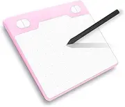 T503 Graphics Tablet Digital D ing Tablet with 5 * 3 inch W Area 8192 Levels Pr ure Sensitivity 233PPS Sample e Pink