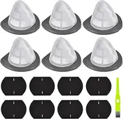2033 Vacuum Replacement Filters for Bissell Featherweight Stick Lightweight Bagless Vacuum 2033, 20331, 20334, 20333, 20336, 20339, 2033M,Compare to Part 1611508-6 Mesh Filters 8 Foam Filters.