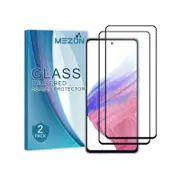 2 Pack MEZON Samsung Galaxy A53 5G Full Cover Tempered Glass Screen Protectors
