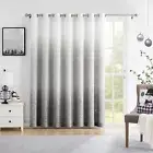 Ombre Door Curtain 100 Extra Wide Linen Ombre Gradient Print Rayon Blend Ligh...