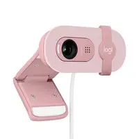 在飛比找順發線上購物優惠-Logitech 羅技 BRIO 100 玫瑰粉/網路攝影機