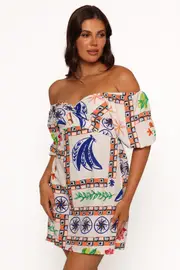 [PUP52] Jessie Mini Dress - Betina 6 Multi