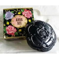 在飛比找蝦皮購物優惠-二手🐾 專櫃正品 ANNA SUI 安娜蘇 黑色薔薇雙層粉餅