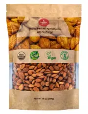USDA Organic Bitter Apricot Kernels(1LB) 16oz, Natural Raw Bitter Apricot See...