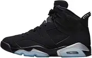 Men's Jordan 6 Retro Black Chrome Black/Metallic Silver-Black (DX2836 001)