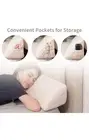 Aurako Queen Size Bed Wedge Pillow Headboard Pillow Mattress Wedge Bed Gap Fille