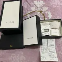 在飛比找PopChill優惠-[二手] Gucci woc 小包 側背 鏈條 黑