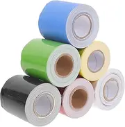 SECFOU 6 Rolls Bulletin Board Border Trim Delicate Wear Resistant Decorative Paper for Classroom Blackboard Lockers Walls Easy to Cut Needed Classroom Decor