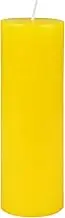 Zest Candle Pillar Candle, 2 by 6-Inch, Yellow