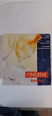 Oneida Festival Goblets Set Of 4