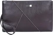 [JANeGWXRUuW] Large Capacity Men's Clutch Bag Business Clutch Bag Zipper Men's Bag for Travel, Home, Camping