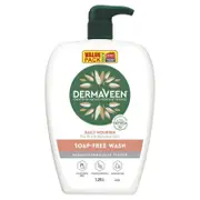 Dermaveen Soap-Free Daily Wash 1.25L for Dry & Sensitive Skin