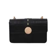 Youth Ladies Simple Versatile Bag PU Leather Stone Pattern Crossbody Bag Female Retro Rivet Flap Shoulder Handbags